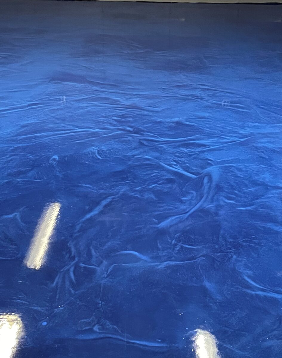 METALLIC epoxy floor