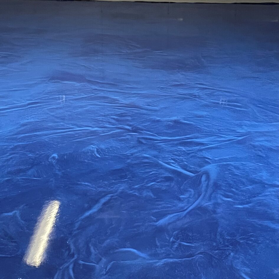 Metallic epoxy floor coating in West Bloomfield, MI